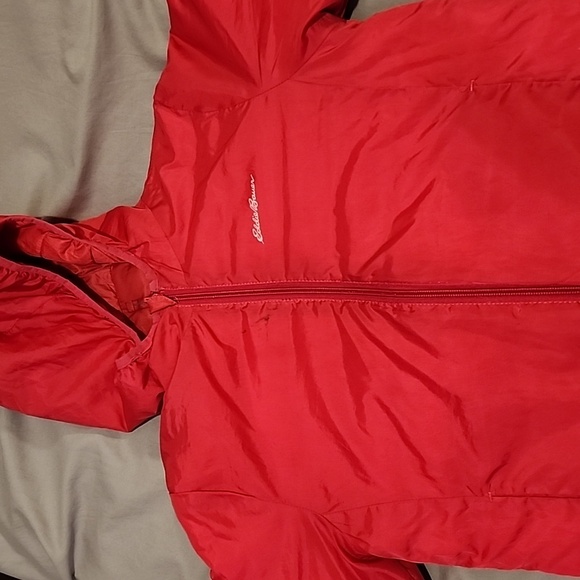 Girl's Puffy Reversible Jacket - pink color size Large - Picture 5 of 5